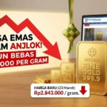 Emas Antam: Harga Terjun Bebas